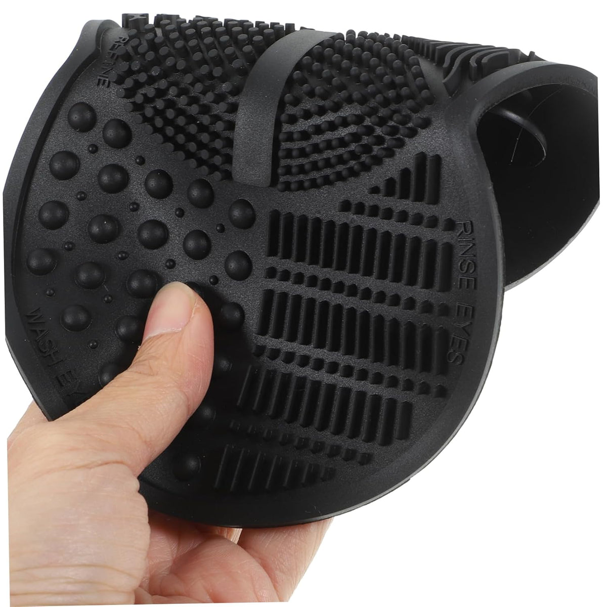 Silicone Makeup Brush Cleaner Mat for Foundation Brushes Black
