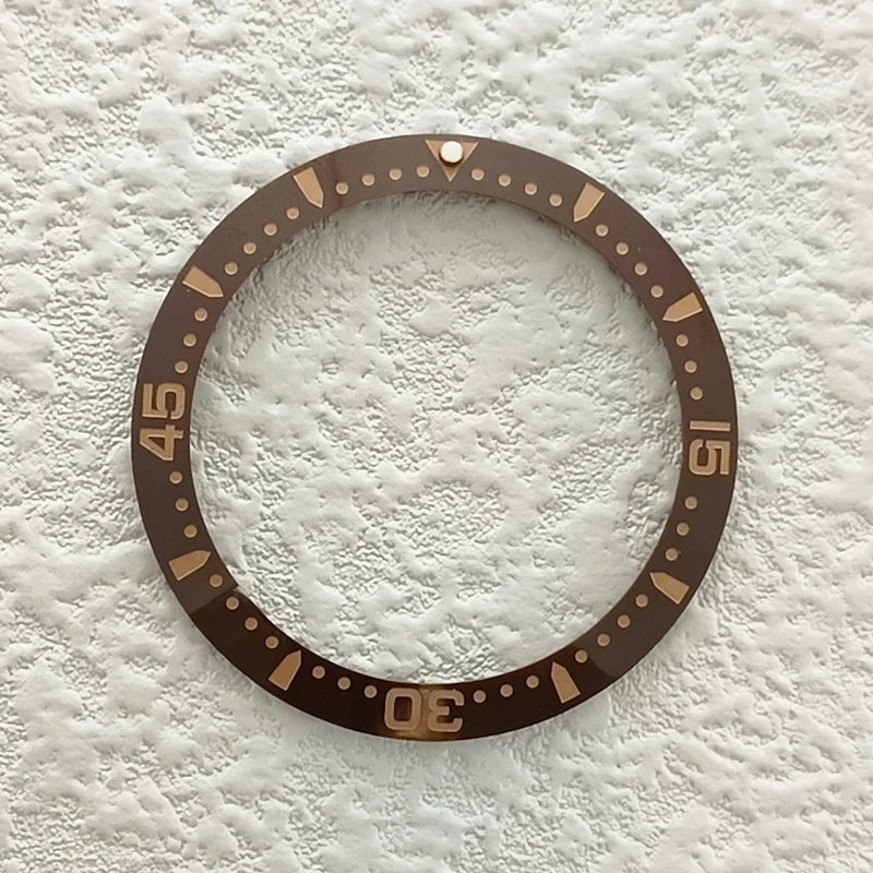 38Mmx30.6Mm Ceramic Watch Bezel Insert Fits 40Mm SUB Mens Watch Cases Inner Diaameter 30.5Mm Ring Replace Accessories