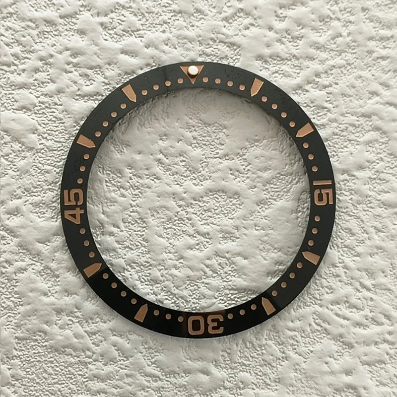 38Mmx30.6Mm Ceramic Watch Bezel Insert Fits 40Mm SUB Mens Watch Cases Inner Diaameter 30.5Mm Ring Replace Accessories