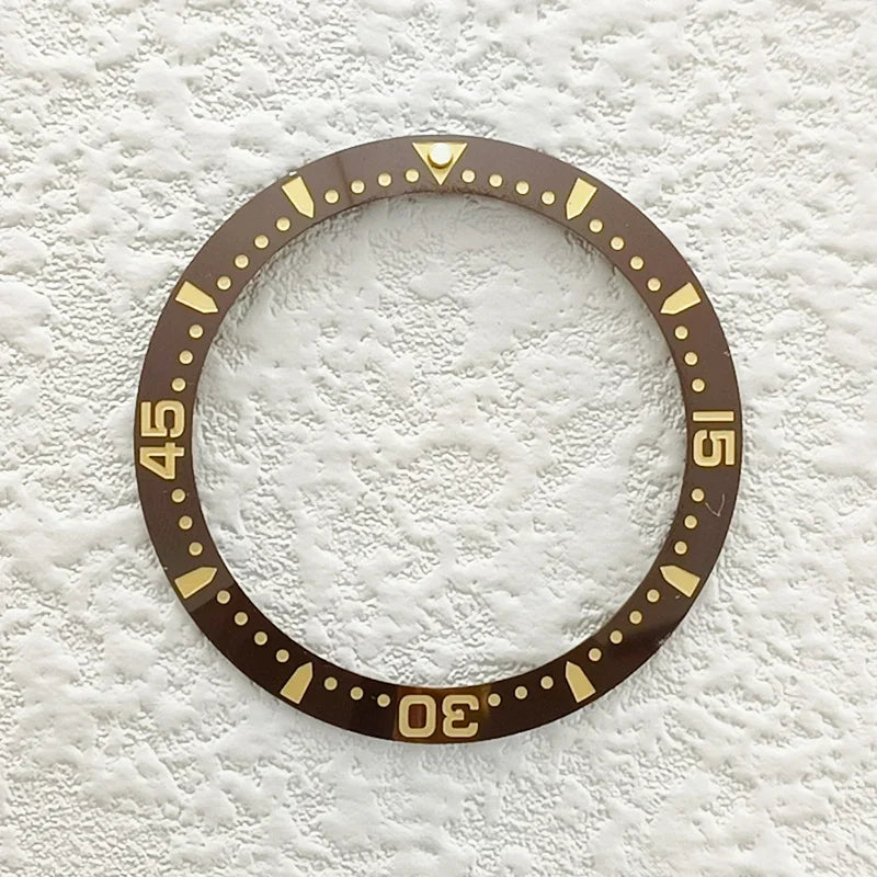 38Mmx30.6Mm Ceramic Watch Bezel Insert Fits 40Mm SUB Mens Watch Cases Inner Diaameter 30.5Mm Ring Replace Accessories