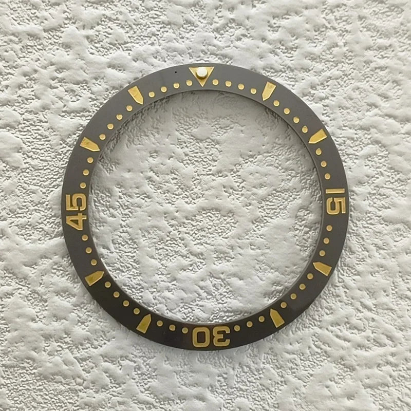 38Mmx30.6Mm Ceramic Watch Bezel Insert Fits 40Mm SUB Mens Watch Cases Inner Diaameter 30.5Mm Ring Replace Accessories