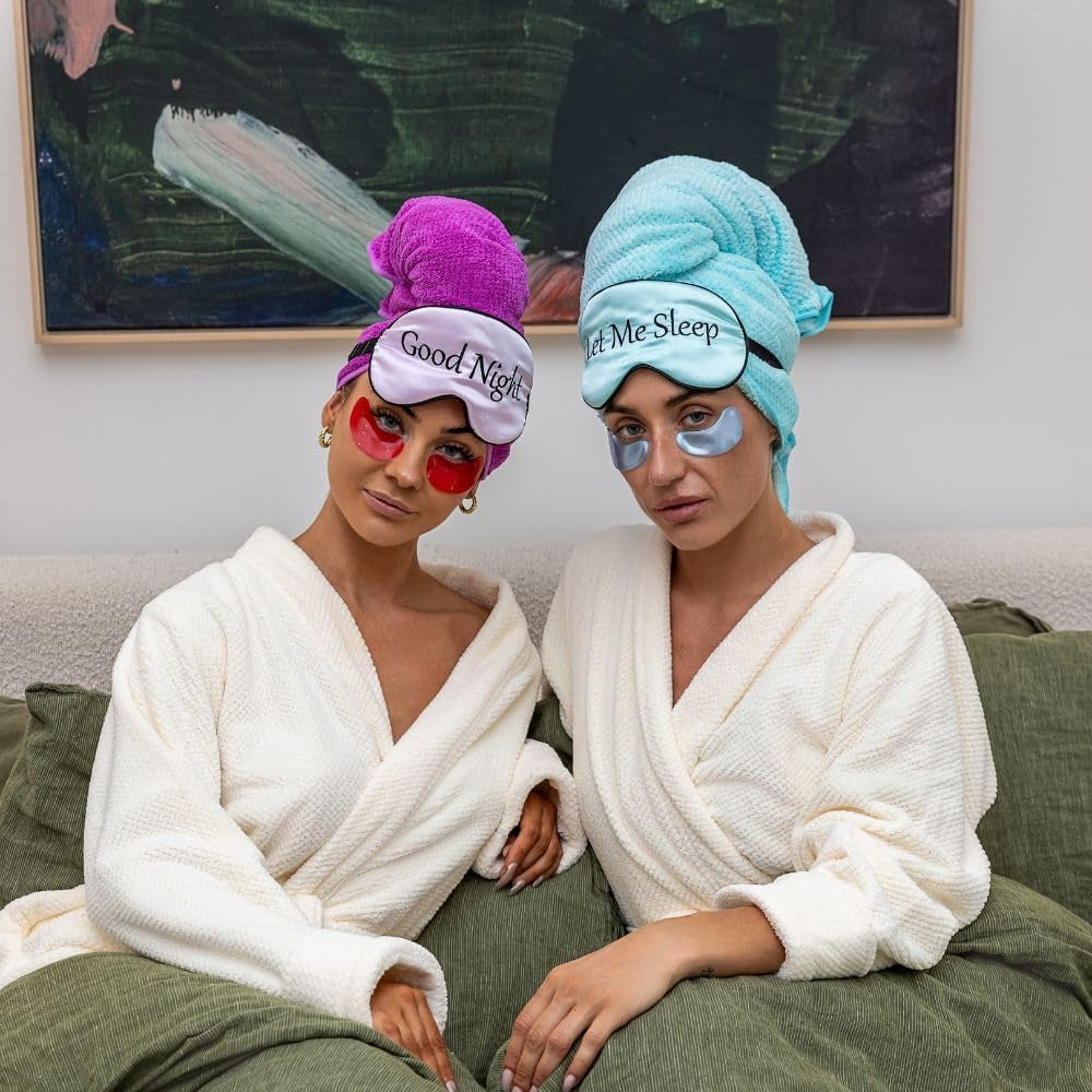 Hero Capri Blue Hair Towel | Ultra Soft, Super Absorbent, Quick Drying Nanoweave Fabric | Reduce Dry Time by 50% | Towel Wrap for All Hair Types | anti Frizz & anti Breakage | Reusable Packaging