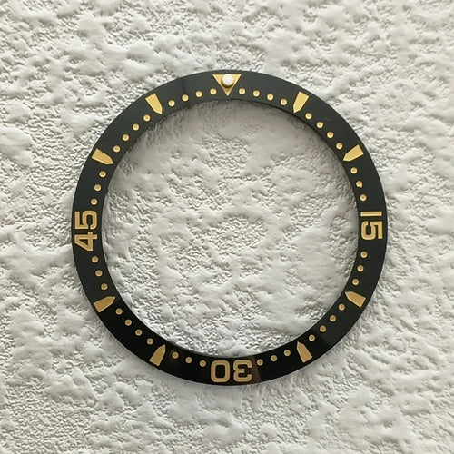 38Mmx30.6Mm Ceramic Watch Bezel Insert Fits 40Mm SUB Mens Watch Cases Inner Diaameter 30.5Mm Ring Replace Accessories