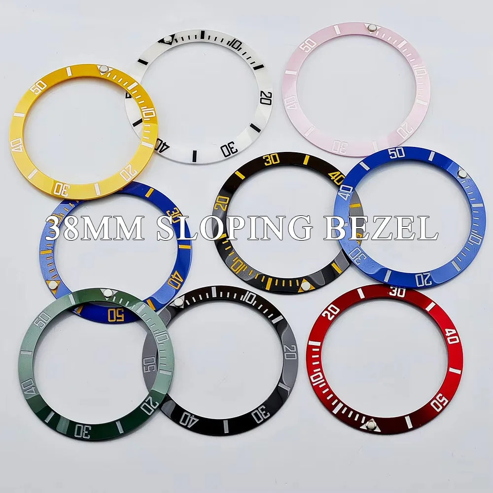 Sloping 38Mm*30.6Mm Ceramic Bezel and Diving Watch Insert Watch Replace Watch Face Watch Bezel Inserts