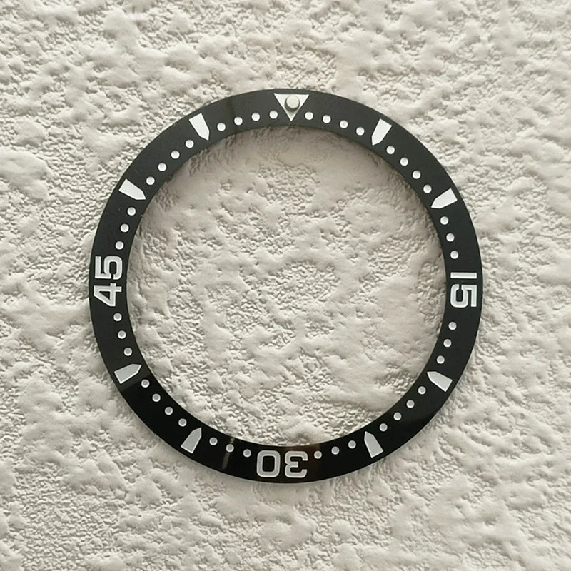 38Mmx30.6Mm Ceramic Watch Bezel Insert Fits 40Mm SUB Mens Watch Cases Inner Diaameter 30.5Mm Ring Replace Accessories